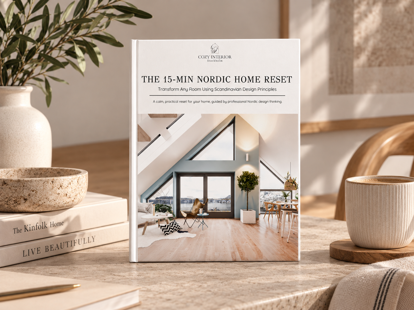 The 15-Minute Nordic Home Reset guide cover